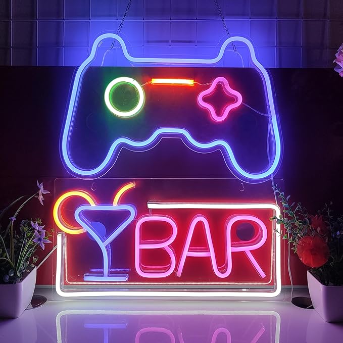 JYWJ BAR Neon Sign, USB Interface - Image 6