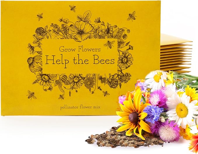 Bentley Wildflower Pollinator Mix, 25 Non-GMO Packets by OfficialBentleySeedProducts