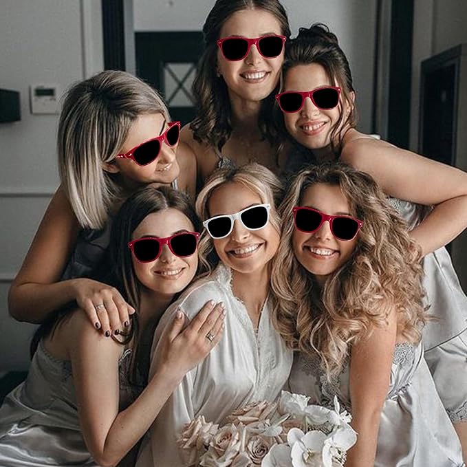 LADY&HOME 10 Pack Bachelorette Party Sunglasses Favors, Bridesmaid and Bride - Image 6