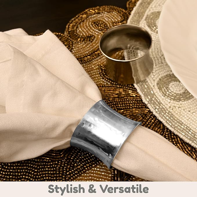 Metal Napkin Rings Set of 12 - Image 8