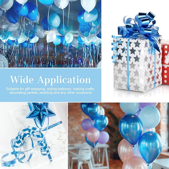 500 Yards Light Blue Curling Ribbon-Balloon String-Balloon Ribbon Roll - Image 7