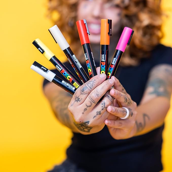 POSCA 8-Color Paint Marker Set, PC-5M Medium - Image 7