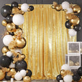 Juya Delight Gold Sequin Backdrop Curtain, 6FTx6FT NO See-Through Glitter Photo by JuyaDelight