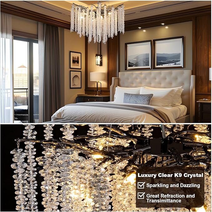 YUYI Modern Crystal Chandeliers - Image 4