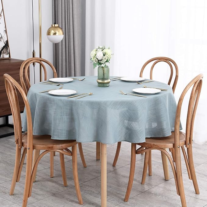maxmill Lux Faux Linen Tablecloth by maxmill