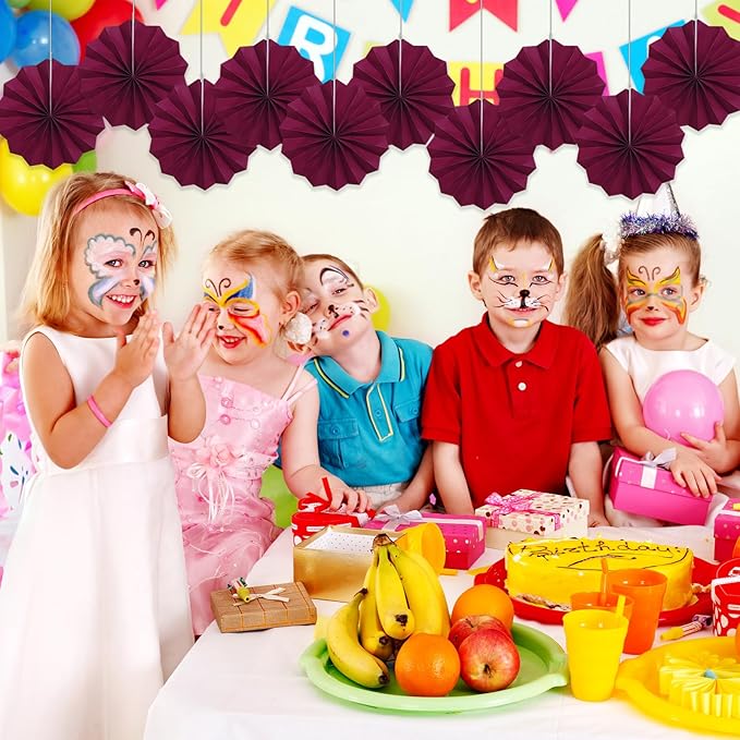 Red Party Decorations, Paper Decorations - Image 6