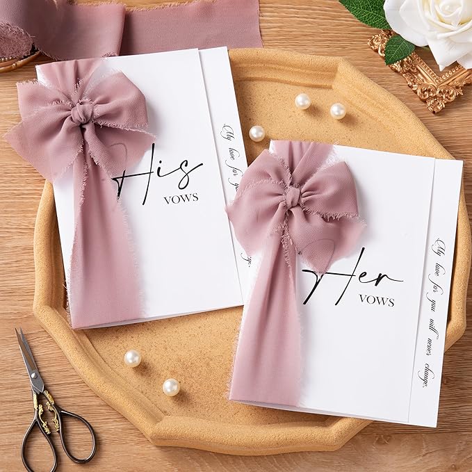 DORIS HOME Mauve Chiffon Ribbon - Image 4