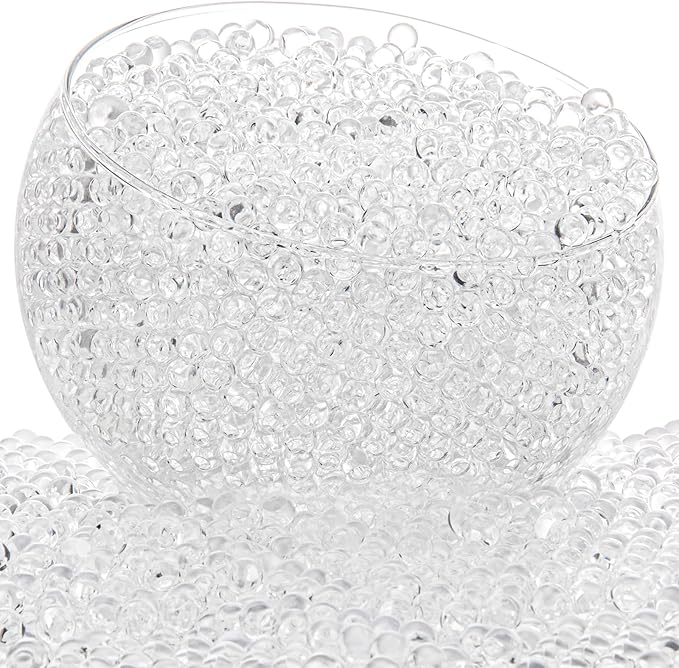 ZTML MS 200, 000 Pieces Clear Water Gel Jelly Beads, Vase Filler by ZTML+MS