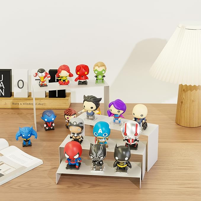 Black Matte Metal Display Stand, Metal Rectangular Display Shelf - Image 3