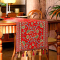 13×72 Inch Table Runner, Retro-Luxury Tassels Series by Unknown