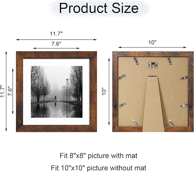 10x10 Picture Frame Set of 4 - Image 4