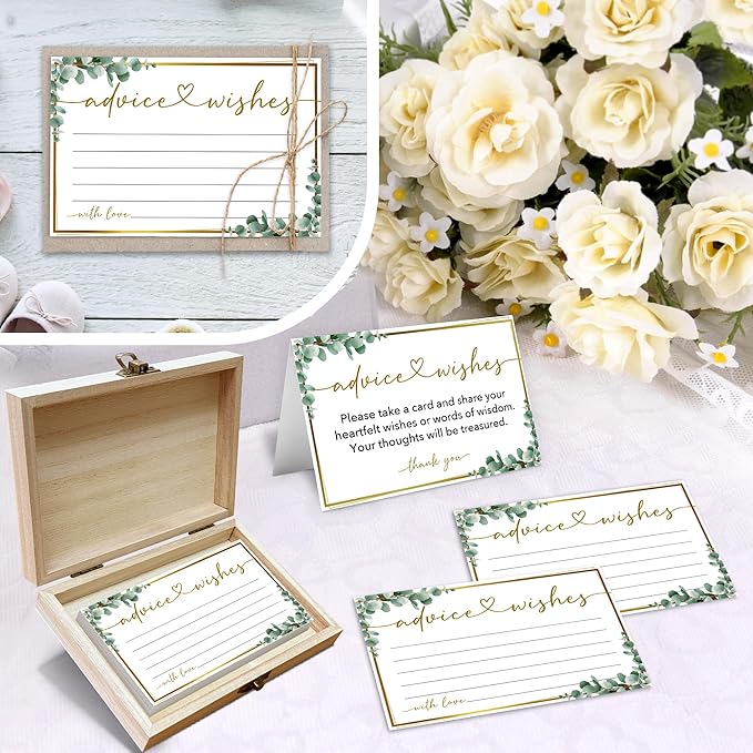Advice and Wishes Cards Box, Well Wishes Box - Image 3