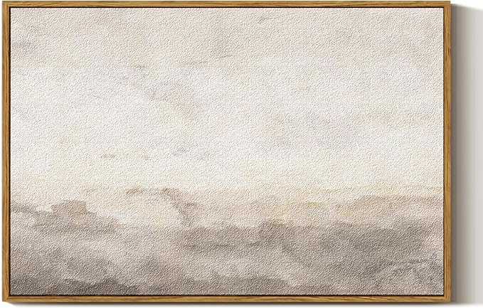 ARPEOTCY Large Framed Canvas Wall Art, 24x36 Inch, Modern Minimalist Abstract by ARPEOTCY