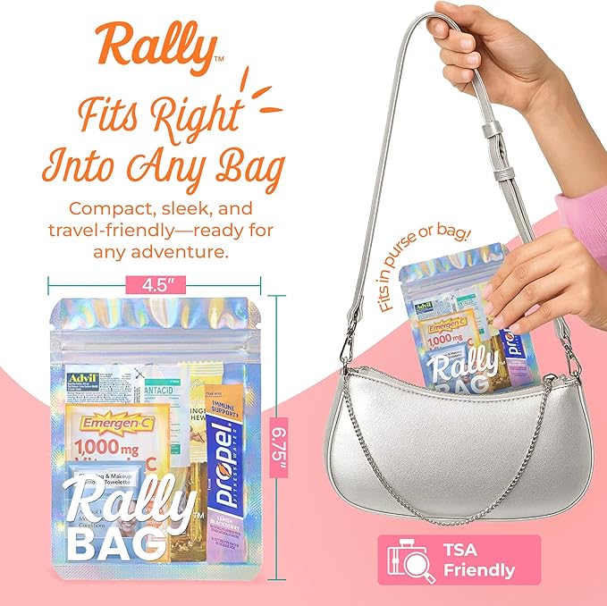 The Rally Bag - 10 Pre-Filled Hangover Kits – Bulk Pre-Filled Hangover Gift Bags - Image 5