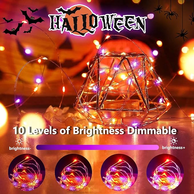 3 Pack 78 FT 240 LED Fairy Lights Battery Operated - Image 4