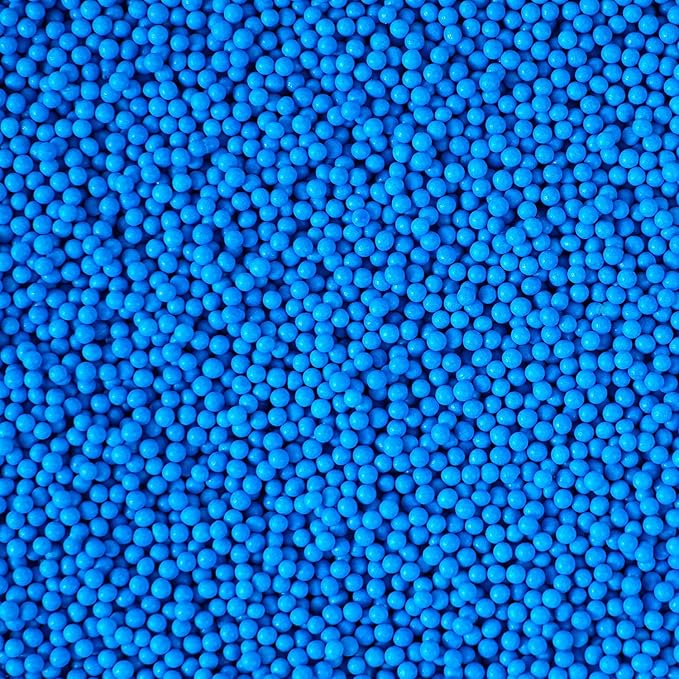 Edible Blue Sprinkles, 2mm Pearls Sprinkle - Image 4