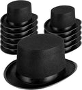 Loopeer 12 Pcs Black Felt Magician Hats by Loopeer