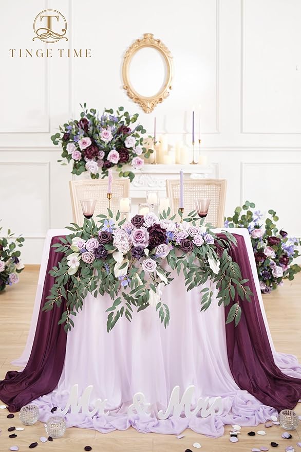 TINGE TIME Artificial Sweetheart Flower Swag - Image 2