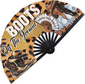 Boots On The Ground Hand Fan, Where Them Fans At Folding Fans, Clapping by Unknown