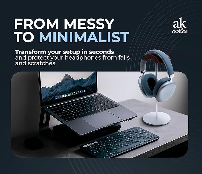 Headphone Stand for Desk – Premium & Minimalist Headset Holder - Image 4