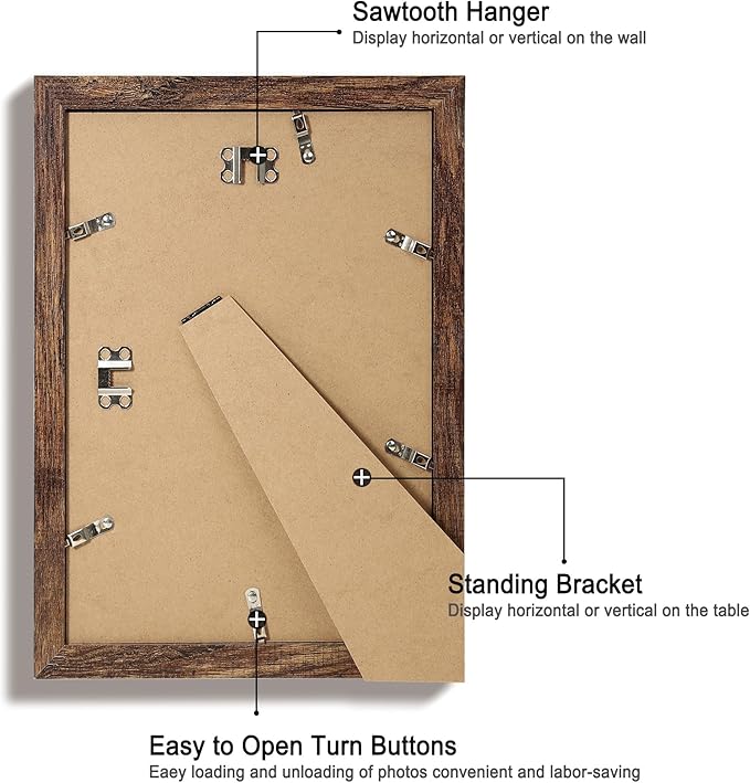 8x12 Picture Frame Set of 4 - Image 5