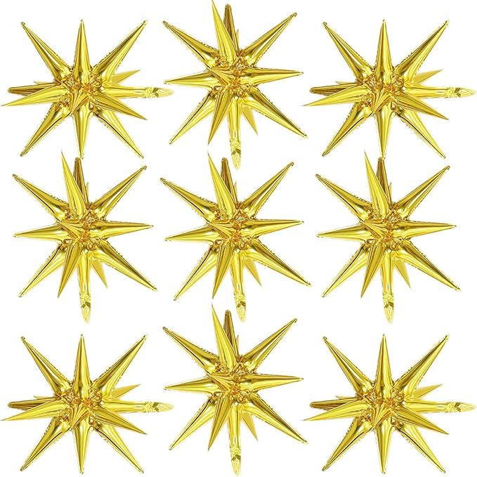 Gold Star Balloons by Adorely