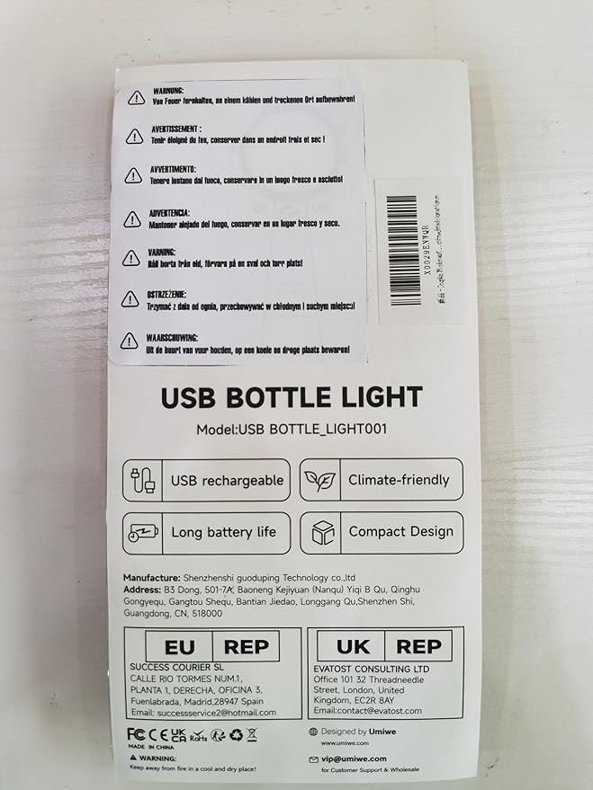 USB Bottle Lights Rechargeable Wine Bottle Fairy Lights Cork LED String Lights - Image 9