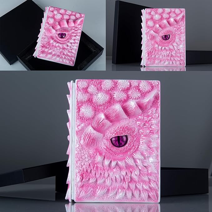 3D Dragon Eye Embossed Journal, Resin Engraving Notebook, Dnd notebook - Image 6