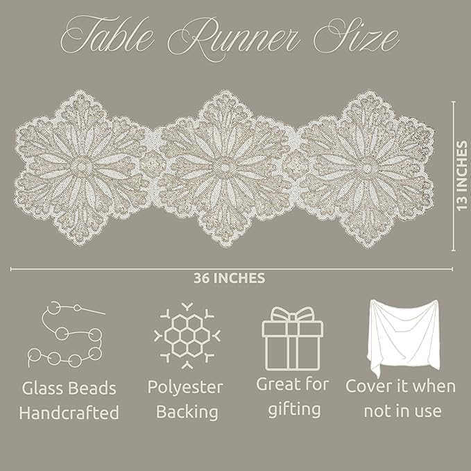 Beaded Table Runner - Image 4
