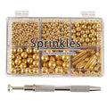 Kasvan Gold Mix Sugar Sprinkles by KASVAN