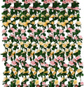 12 PCS 98.4 FT Artificial Flower Garland Rose Garland by VIKINGSPANDA