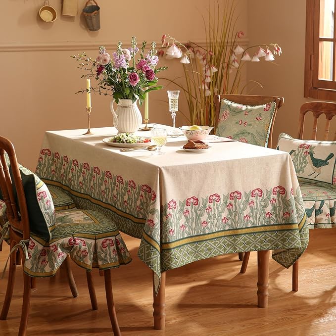 patdrea Designer Green Table Cloth - Image 5