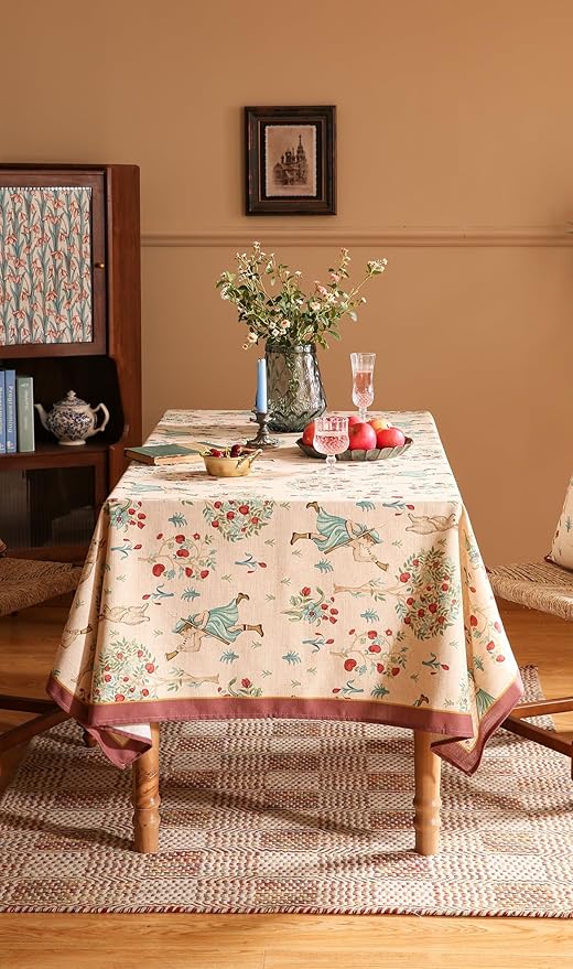 patdrea Designer Beige Tablecloth - Image 8