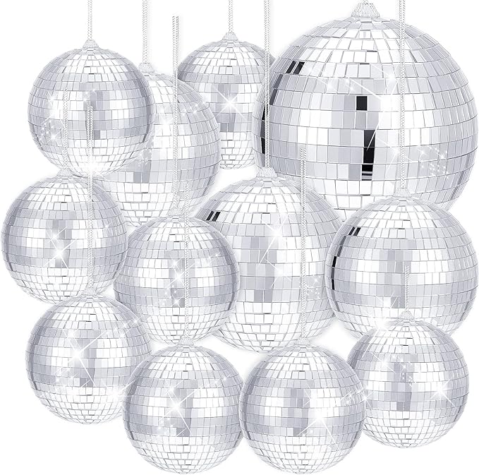 WILLBOND 12 Pack Disco Ball Mirror Ball by Willbond+Technology+Limited