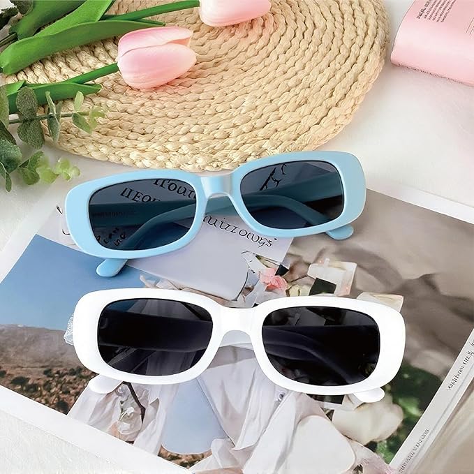Bride's Babes Bachelorette Sunglasses, Bridesmaid Sunglasses, 10 Pack Rectangle - Image 7