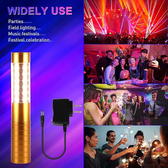 WILON Bottle Service Lights Rechargeable Bottle Service Sparklers Reusable - Image 6