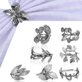 Cunhill 8 Pieces Herb Napkin Rings Set Vintage Leaf Napkin Holders Rings Glossy by Cunhill