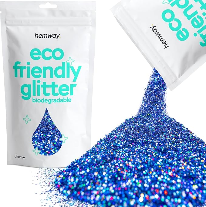 Hemway Eco Friendly Biodegradable Glitter 100g / 3.5oz Bio Cosmetic Safe by Hemway