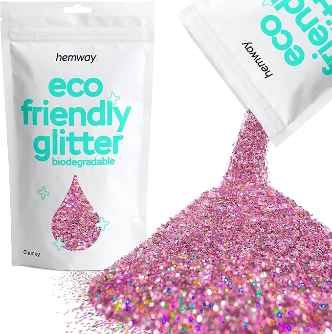 Hemway Eco Friendly Biodegradable Glitter 100g / 3.5oz Bio Cosmetic Safe by Hemway