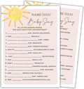 YSTEP Boho Sunshine 30 Name That Baby Song Game Cards by YSTEP