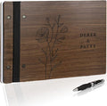 Customized Wooden Guest Book for Weddings, Funerals & Events by Unknown