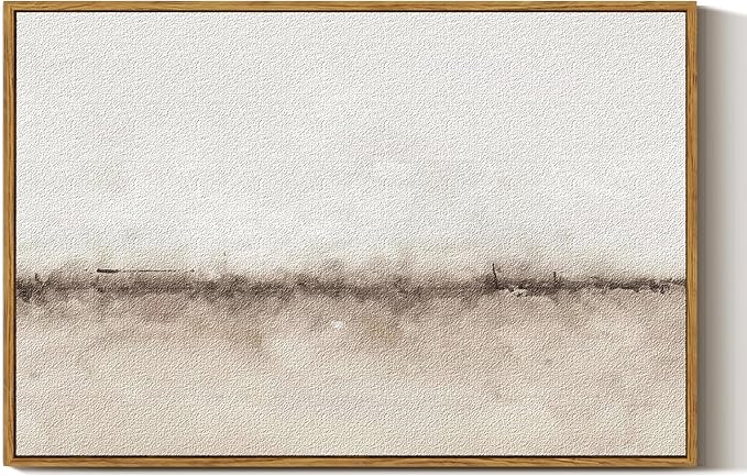 ARPEOTCY Large Framed Canvas Wall Art, 24x36 Inch, Modern Minimalist Abstract by ARPEOTCY