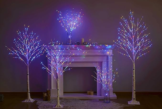 Hairui Lighted Birch Garland Battery Operated - Image 9
