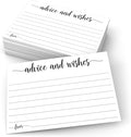 321Done Advice and Wishes Cards 4" x 6" White Blank Well Wishes by 321Done