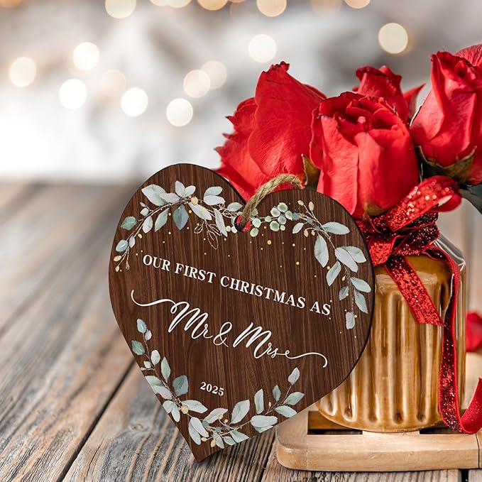 2025 First Christmas Married Ornament, First Year as Mr and Mrs Christmas - Image 7