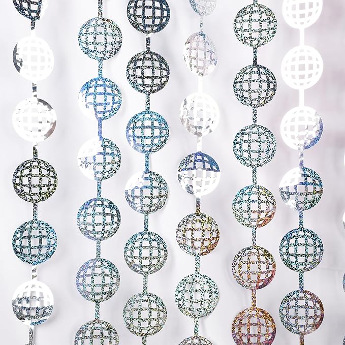 BRAVESHINE Hanging Balls Party Streamers Backdrop - Image 2