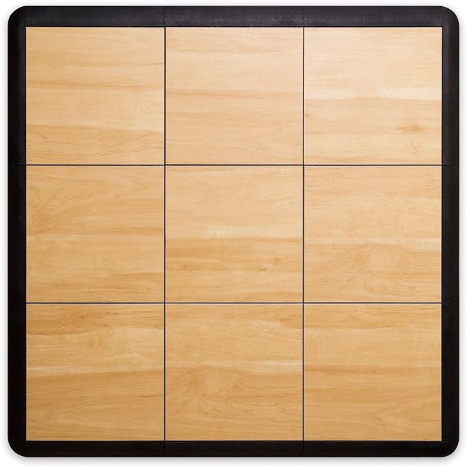 Big Floors 3X3RESMAPLE Modular Interlocking Lightweight Plastic Dance Floor Kit by BigFloors