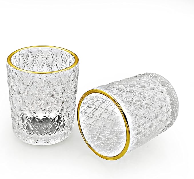 SHMILMH Clear Votive Candle Holders, Glass Tealight Candle Holders Bulk - Image 7