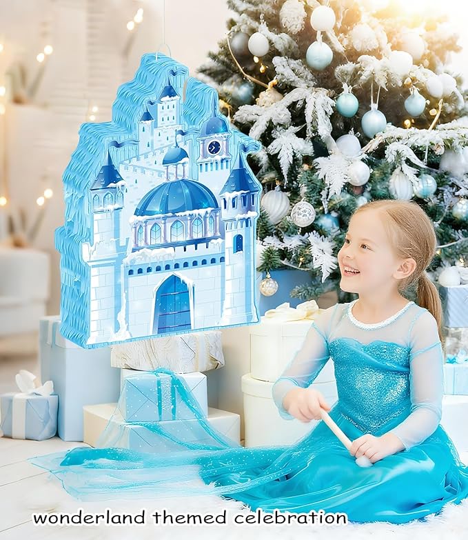 Princess Winter Pinata for Girl Birthday Party Wonderland Themed Christmas - Image 2