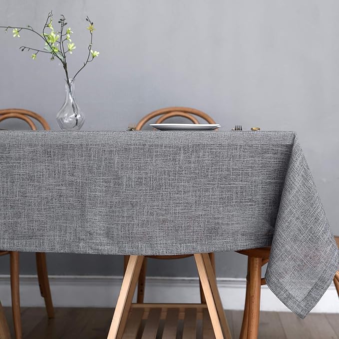 maxmill Flaxy Faux Linen Table Cloth - Image 3